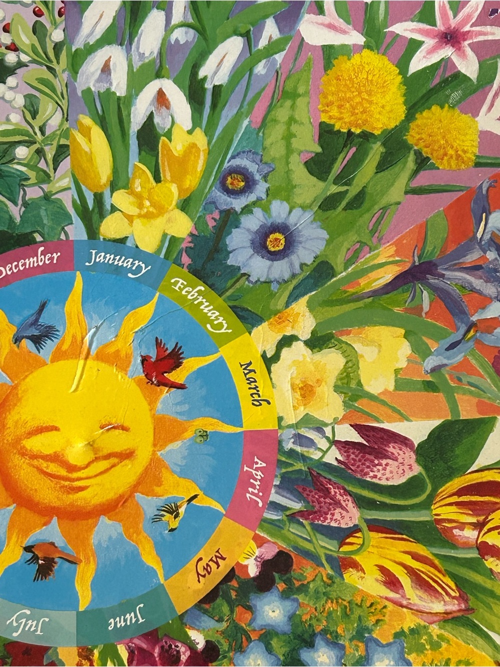 Pieces of Love 1000-Piece Flower Calendar Puzzle - Multi - Picture 2 of 3